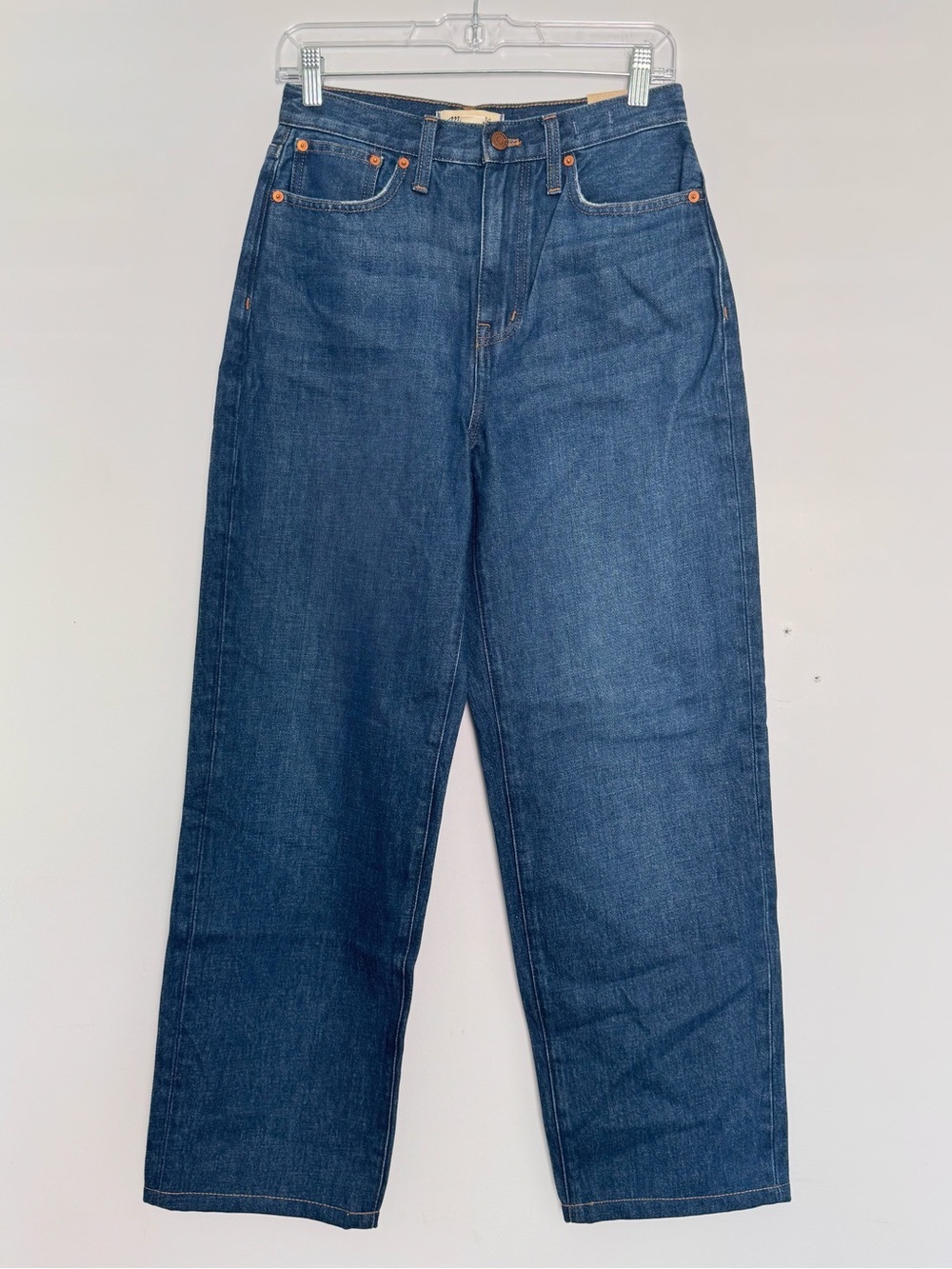 Madewell Baggy Straight Jeans Style NH643 Soft Cotton/Hemp Blend - NWT